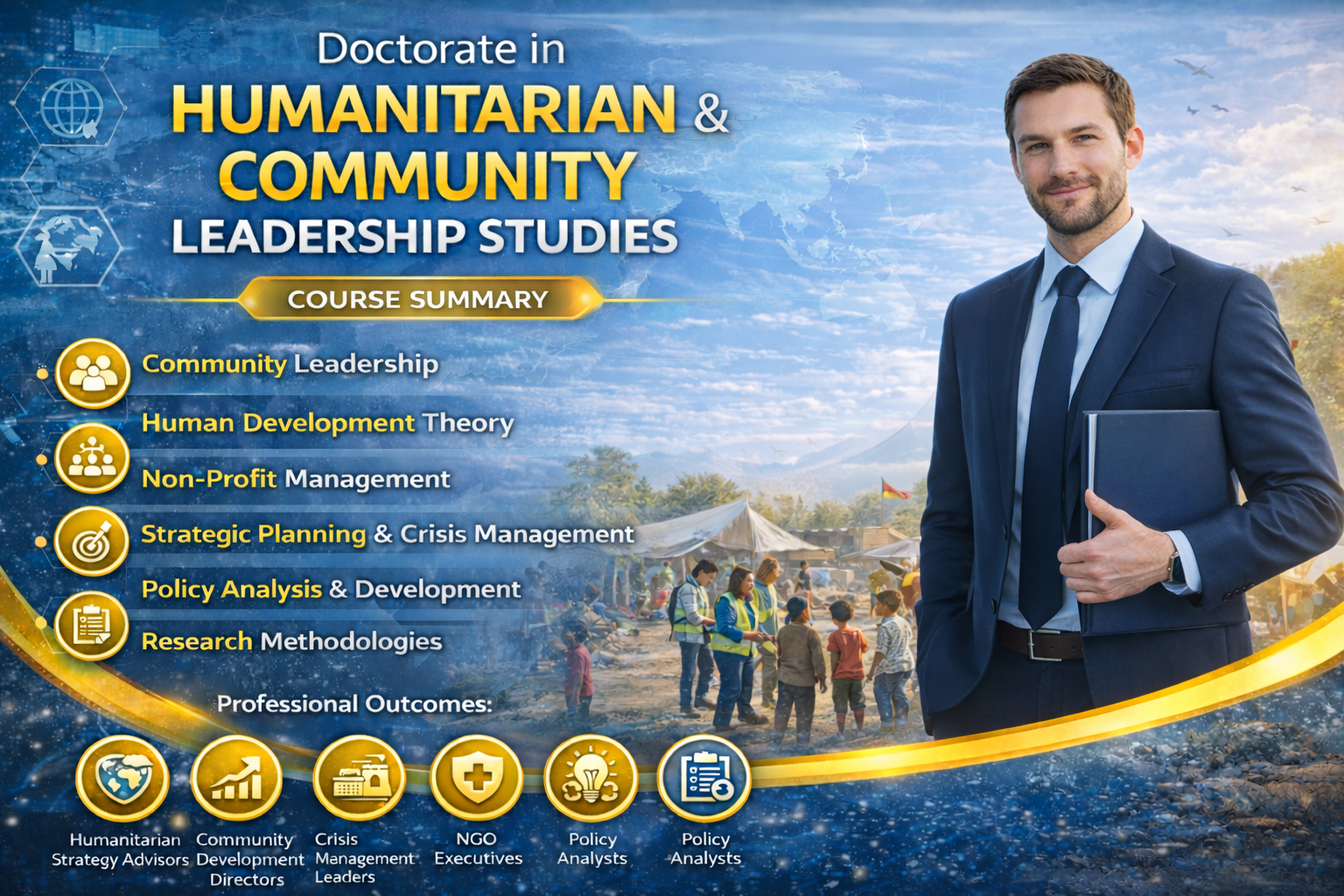 Doctorate in Humanitarian & Community Leadership