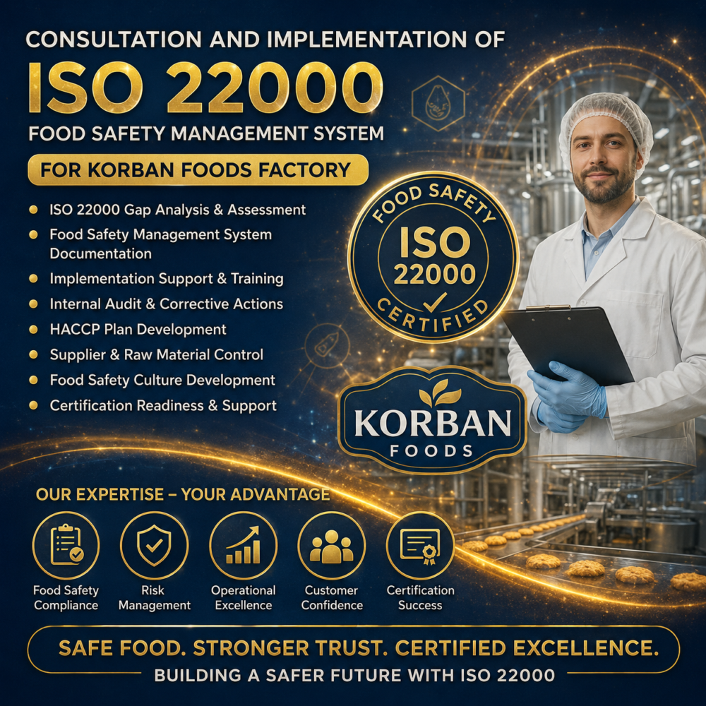 ISO 22000 KORBAN FOODS