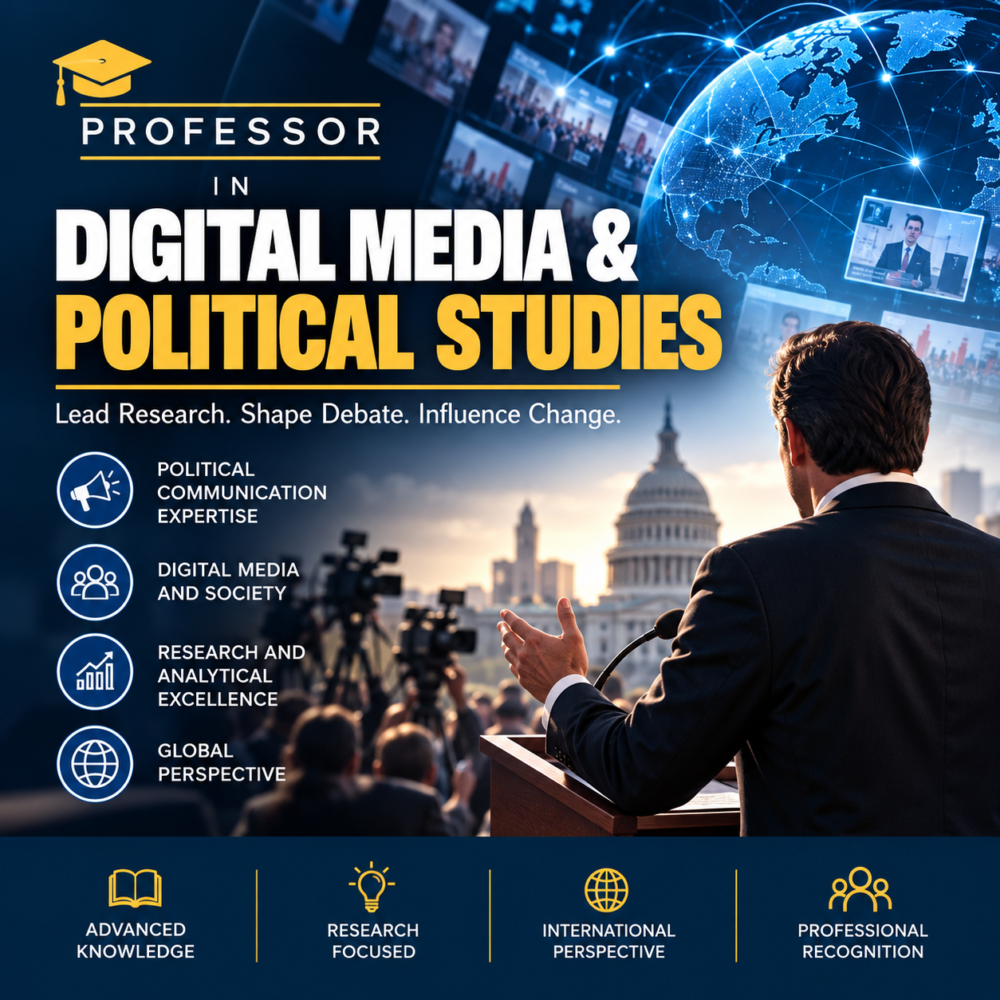 Professor in Digital Media & Political Studies